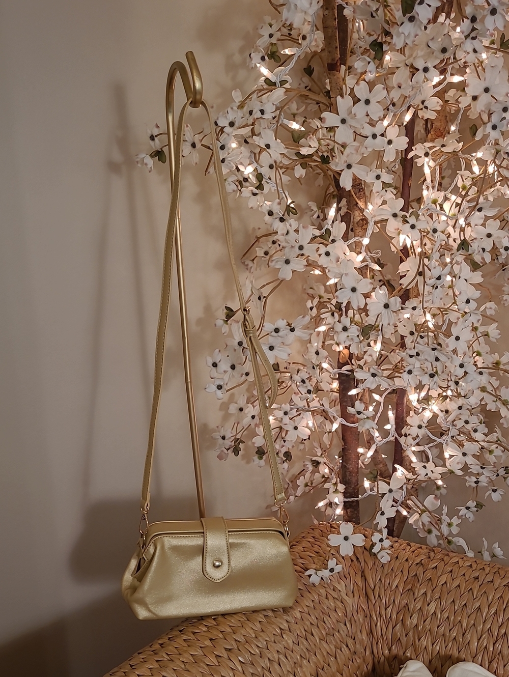 Gold Shimmer Crossbody